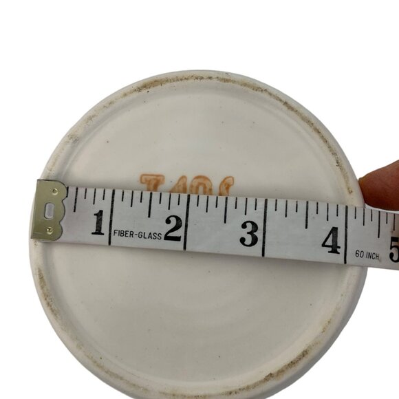 Vintage 80s Taos Treasure Craft USA Ceramic Canister Jar With Lid 7" Tall 7725 - Picture 6 of 8